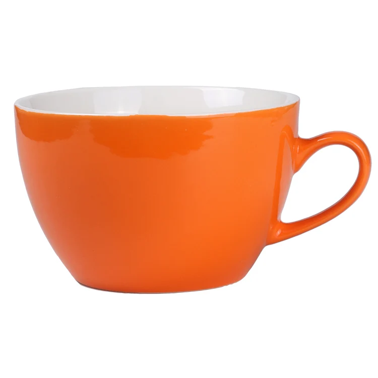 Manufacturer 12oz custom coffee mugs colorful glaze mug soup ceramic mug