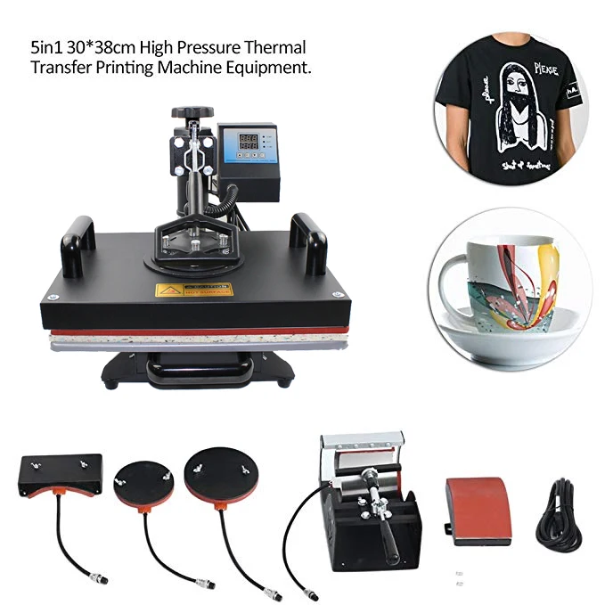 8 In 1 Combo Heat Press Machine Yiwu Printing Tshirt Machine Heatpress Machine T Shirt T-shirt Printing