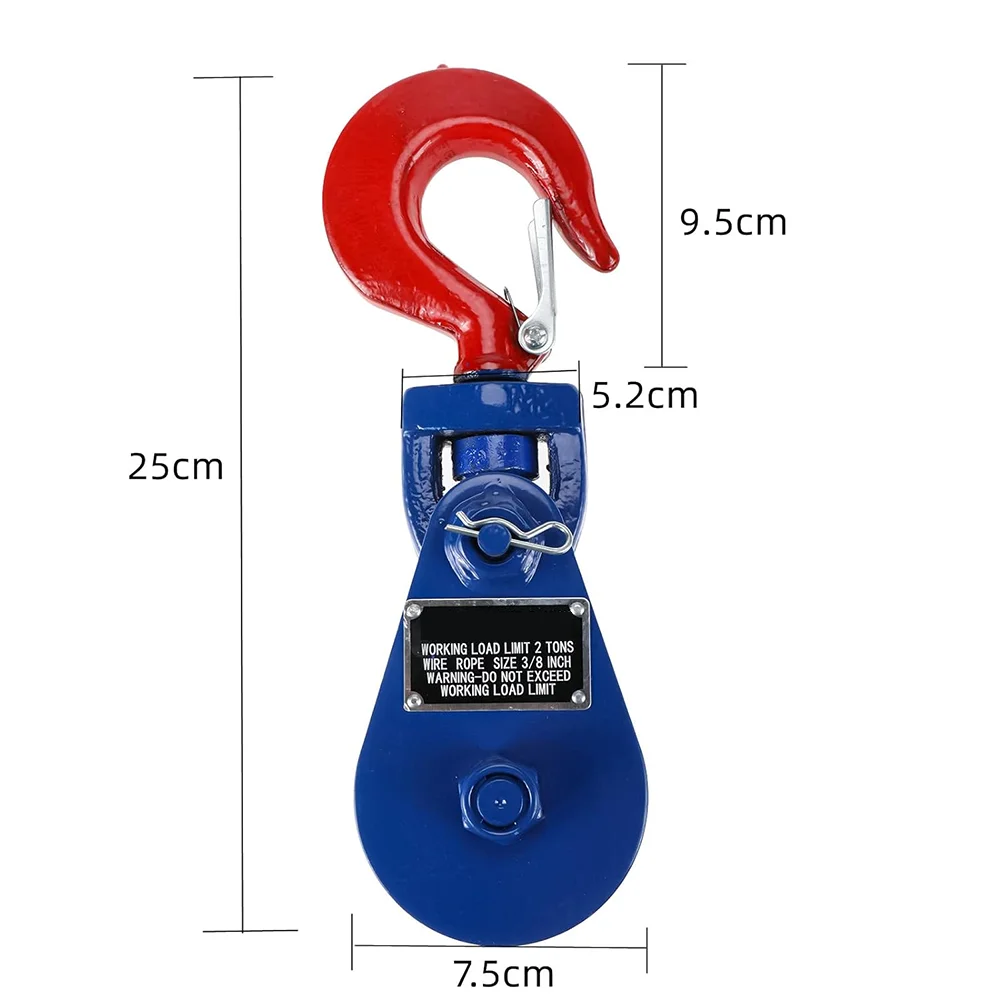 Factory Wholesale 20 Ton Single Sheave Snatch Block With Hook