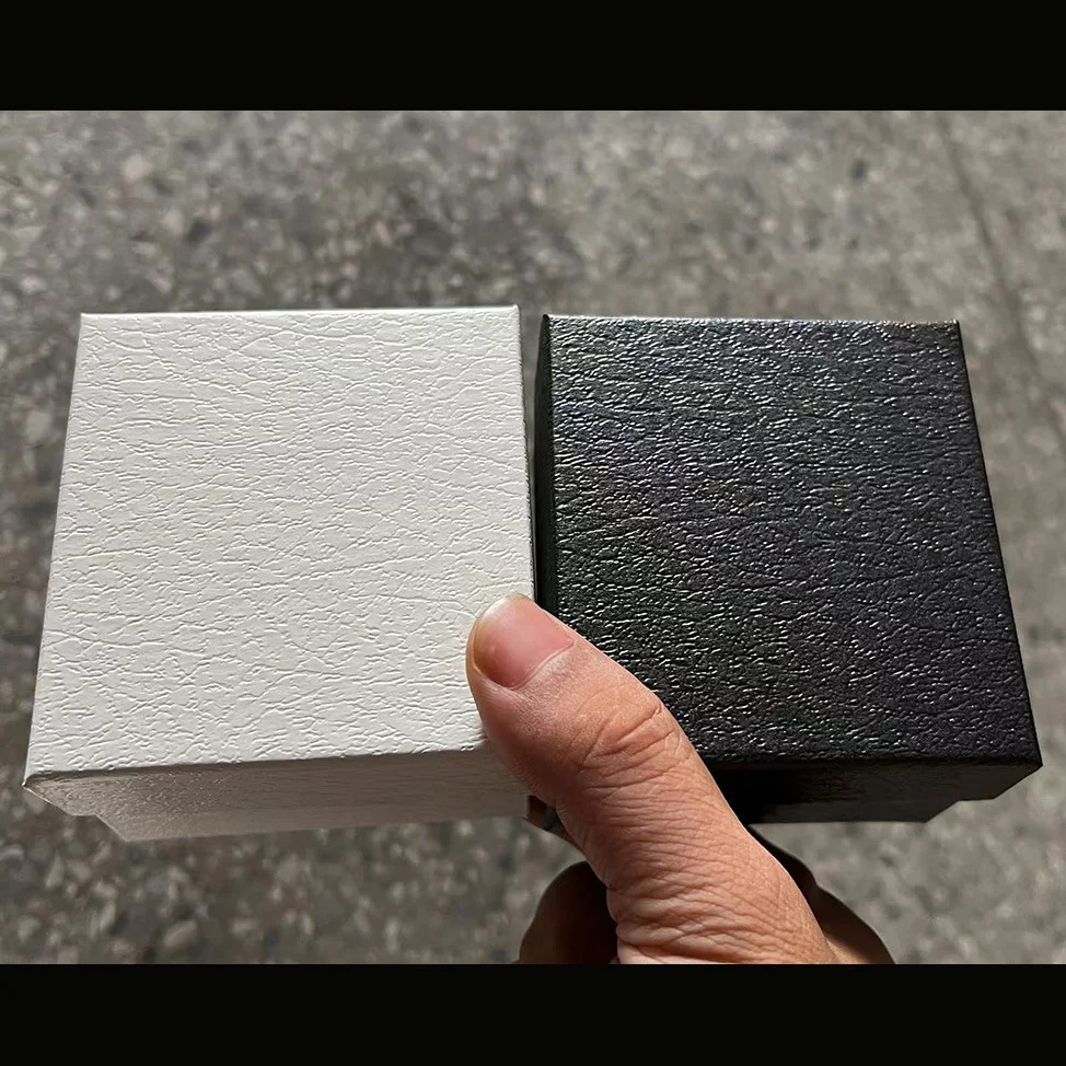 Wholesale Custom Logo Cardboard Watch Box Cheap Storage Case for Jewelry Set and Gift Watches Made of Paper Crocodile pattern