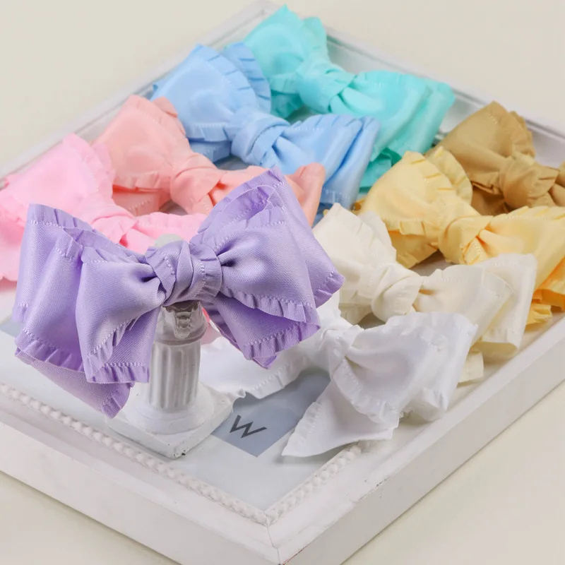 Wholesale 38mm Wavy Edge Satin Ribbon 100% Polyester Double Face Fabric for Bows