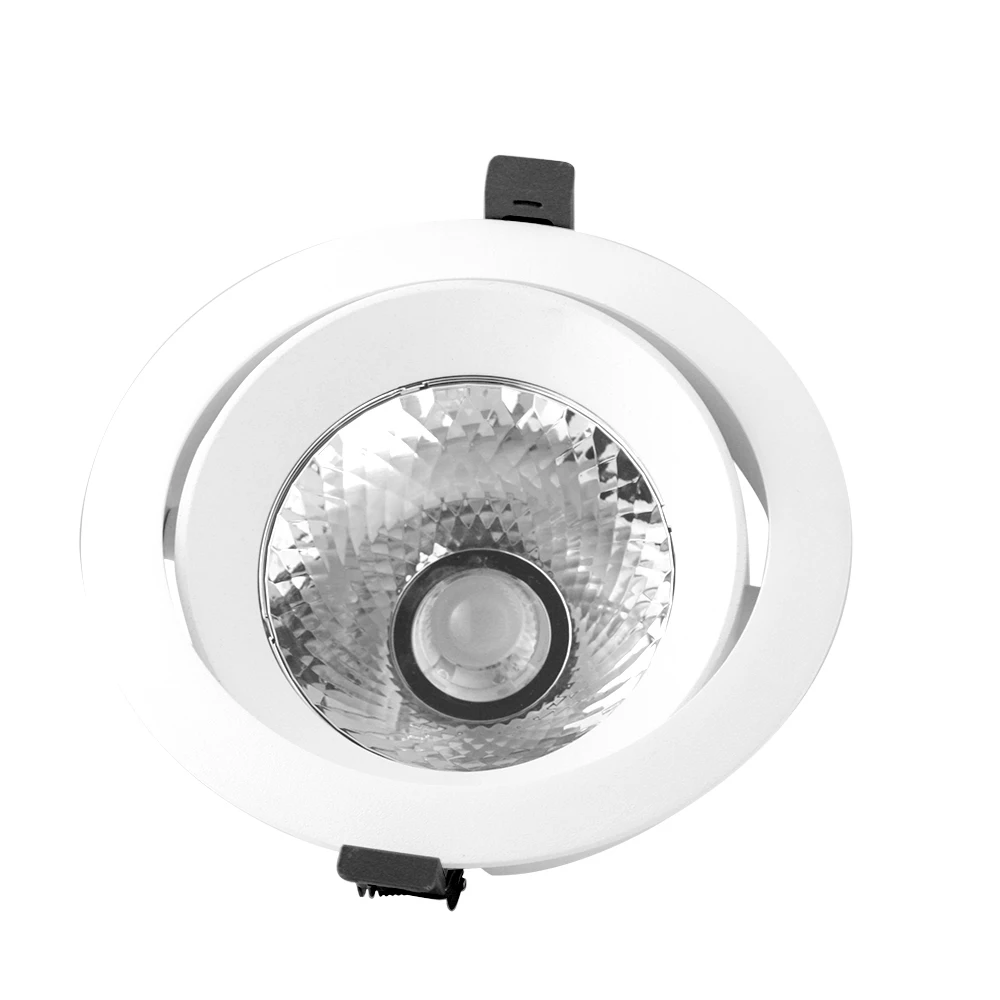 18W 2200m LED downlight cutout 100mm IP20 with Citizen chip round  adjustable recessed LED downlight COB