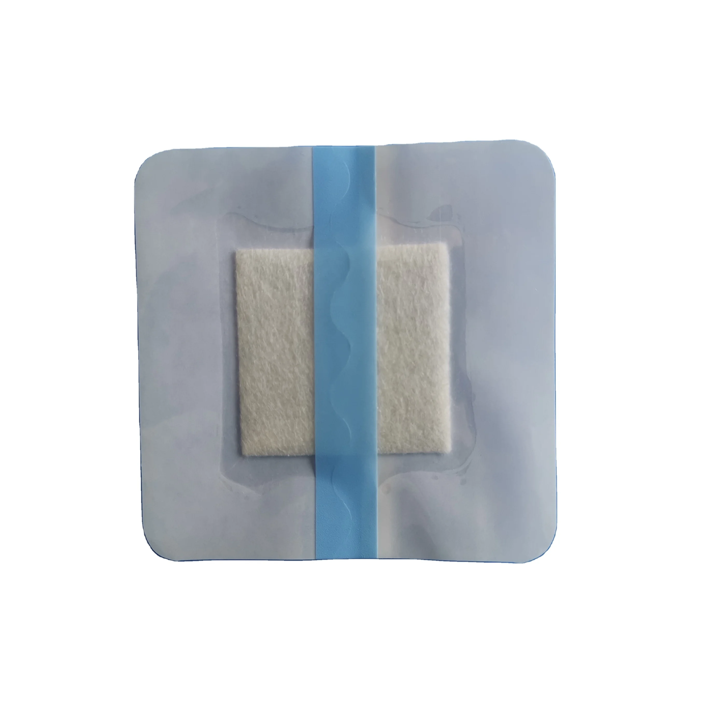Медицинская Стерильная гидроволоконная Кальция Альгинат Гемостатическая клейкая повязка/пластырь