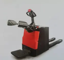 Forklift Electric Fork Lift Stacker Mini Forklift Tractor Portable Machine Walkie Stacker Standing AC Polyurethane 600mm 2500