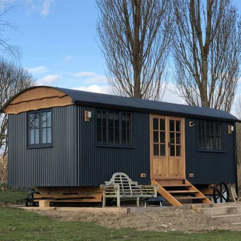 Европейский стиль сборная 2 спальня дома контейнерного типа с для ванной комнаты и