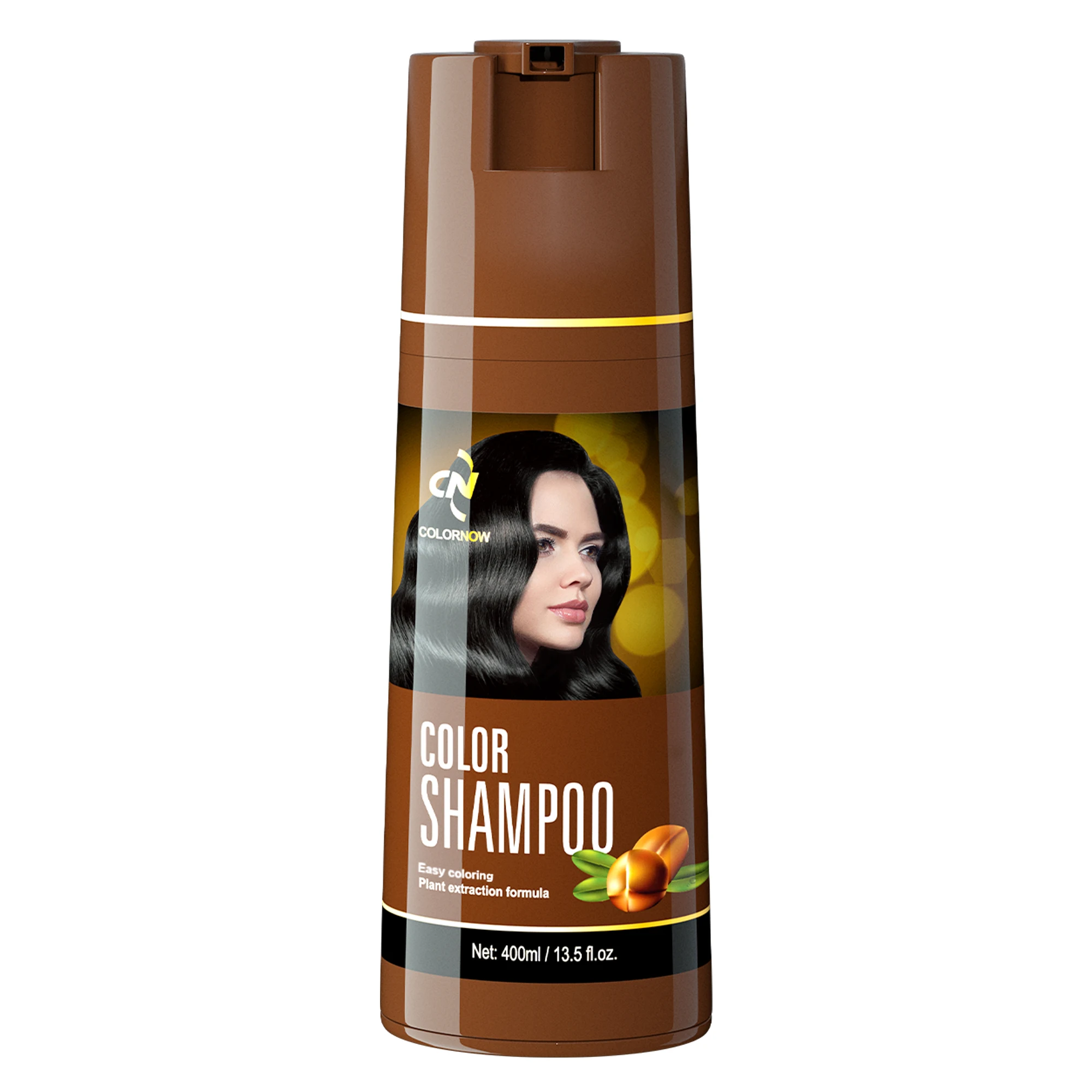Hair Color Shampoo Dye Gray Black Hair Color Shampoo, Dark Brown Whitening Cream Permanent Hair Coloring 3 Years Aluminium Tube