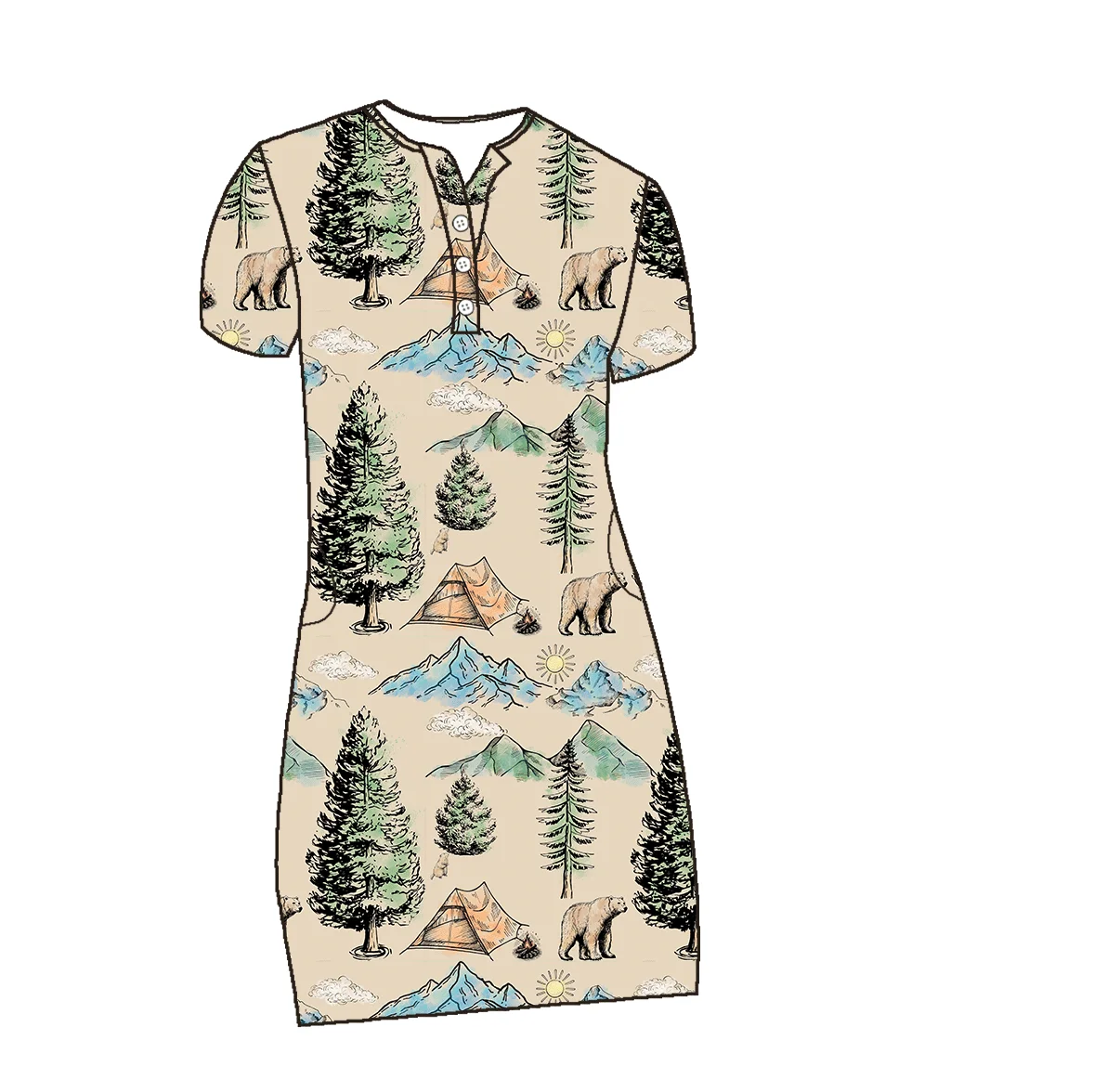 Custom Pretty Korean Dresses Wholesale Pretty Pink Short Dress Cotton Puff Sleeve Smocking Lotus Midi Casual Summer Dress Women