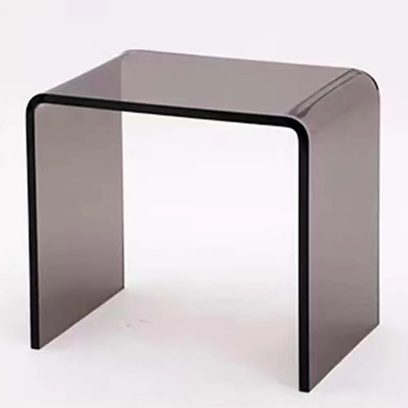 Fashion Transparent Acrylic Dresser Stool Beauty Stool Chair for Home Acrylic Table Stool