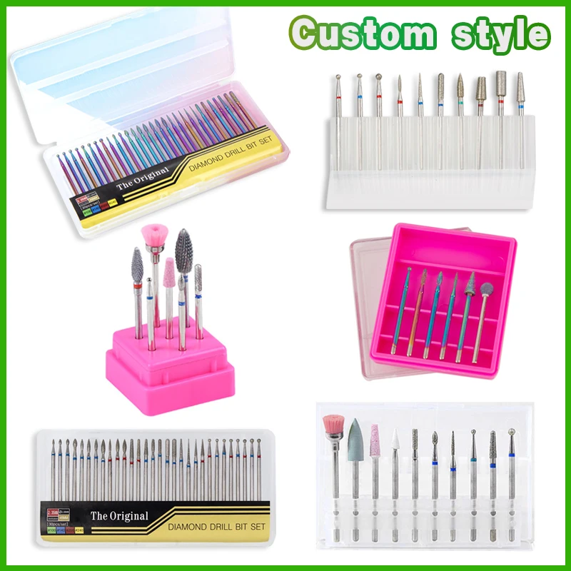 Factory Price 4mm 5-In-1 Nail Drill Bits for Smooth Quick Gel Polish Removal Salons