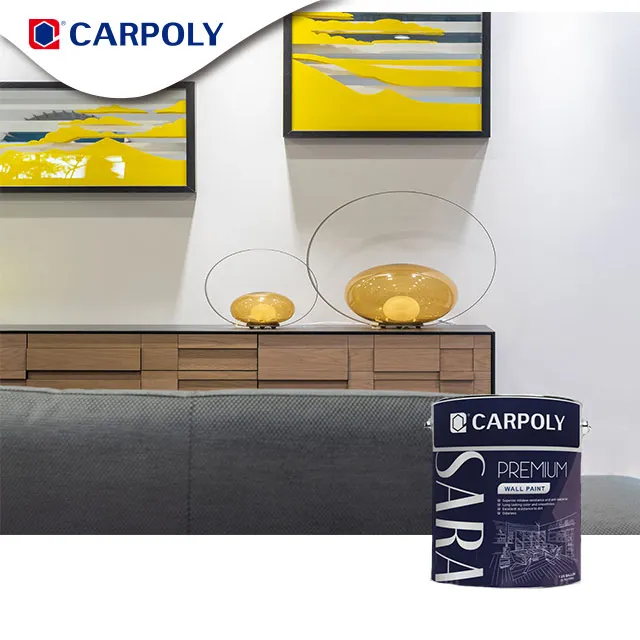 Эмульсия CARPOLY, цветная система краски стен, устойчивая к пожелтению