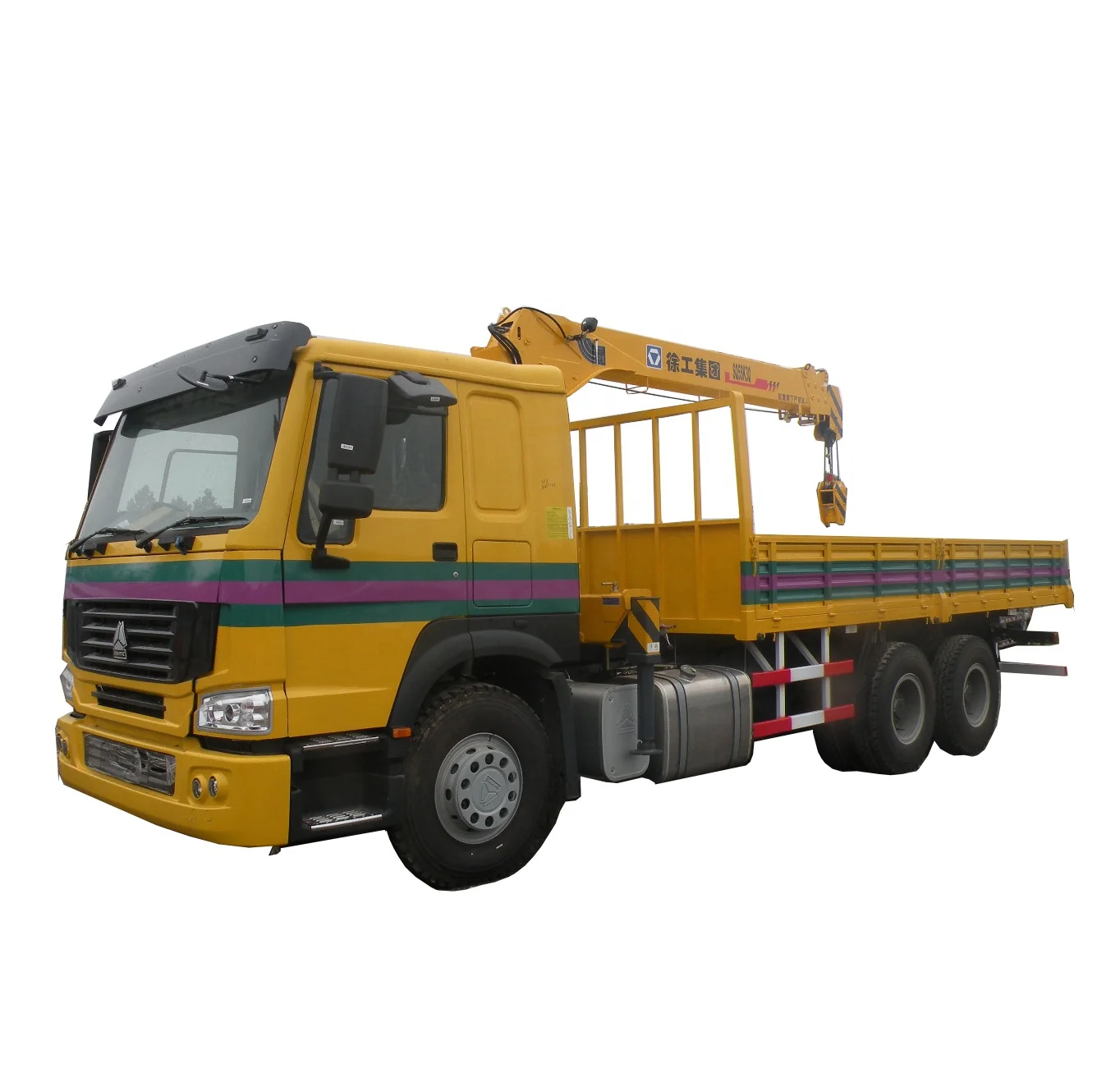 12 ton Howo 6x4 mounted crane for truck for sale