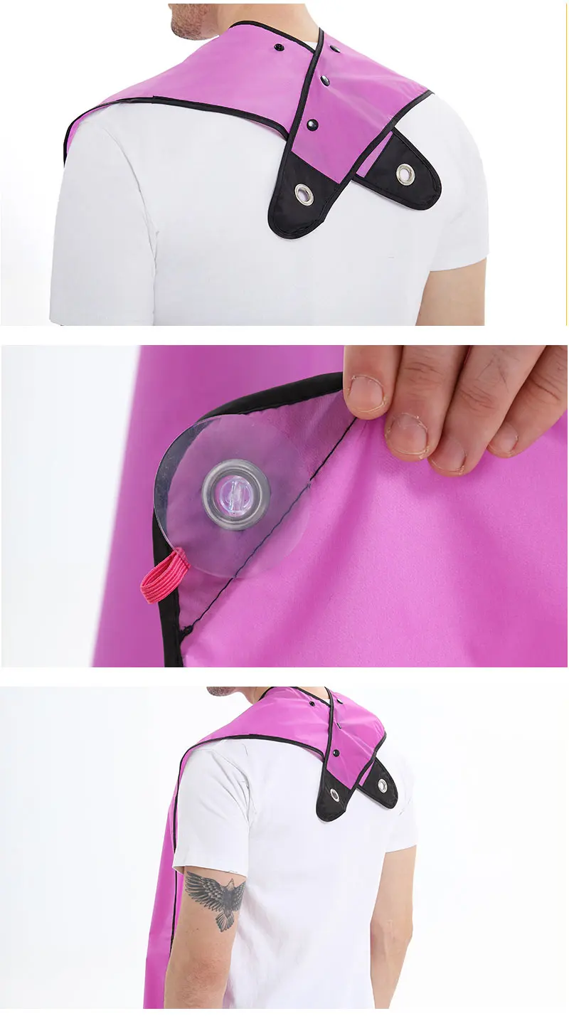 Wholesale Male Beard Styling Hairdressing Barber Cape, Beard Styling Tool Cape, Beard Hair Catcher Apron for Men 18AB