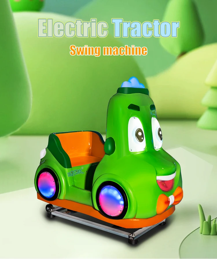 Wholesale High Quality Happy Music Didi Car Kids Swing Rocking Car Toy Riding Machine Movable Cartoon Kiddie Ride