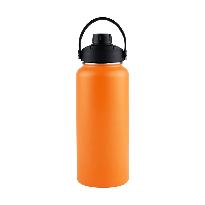 Drink Bottle Custom Logo Vacuum Insulation Outdoor Mountaineering Kettle 32OZ Kids Sports Thermos Stainless Steel Hot Water Bott