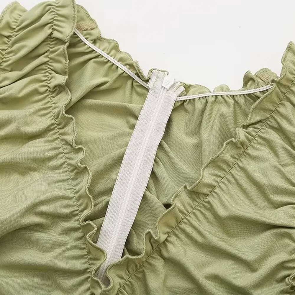 PB&ZA Women 2024 New Chic Fashion Layered MIDI decoration Dress Vintage Sleeveless Female Dresses robe Mujer