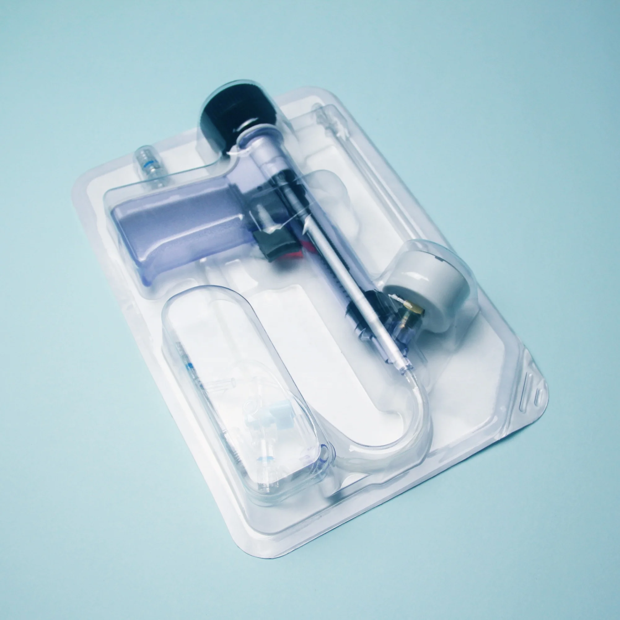 Tianck medical manufacturer angiography disposable  Gun Type 30 ATM Balloon Inflation Device