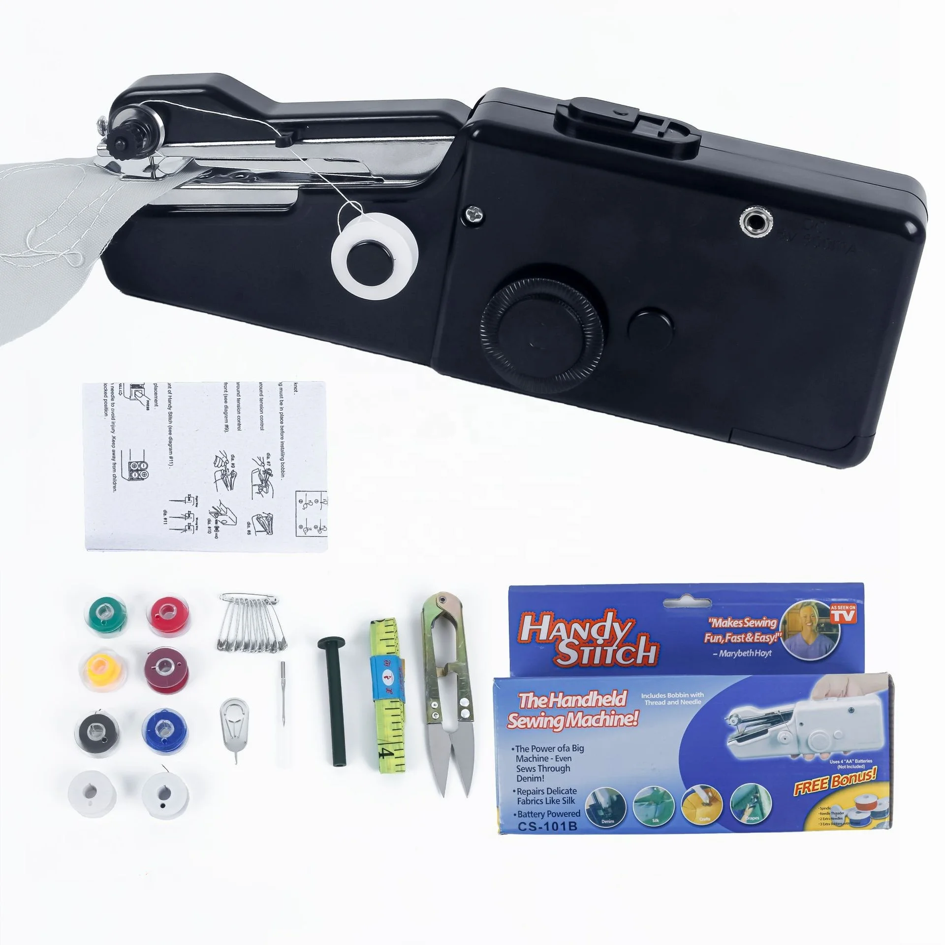 Best-selling Handheld Portable Electric Sewing Machine Mini Sewing Machine Handy Stitch Household Accessories