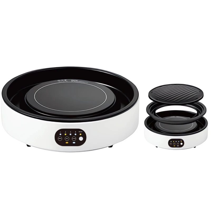 1500W/2000W Household High Power Detachable Heating Electric Grill Food Pan infrared Round Multi Electric Ceramic Cooker
