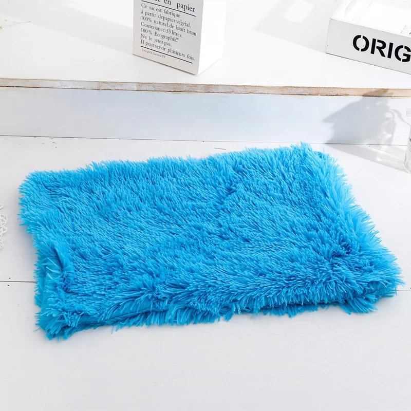Dog Bed Cat Mat Soft Plush Blanket Bed Accessories Supplies Keep Warm In Winter Sleeping Mat For Sofa Warmer Pet Blanket