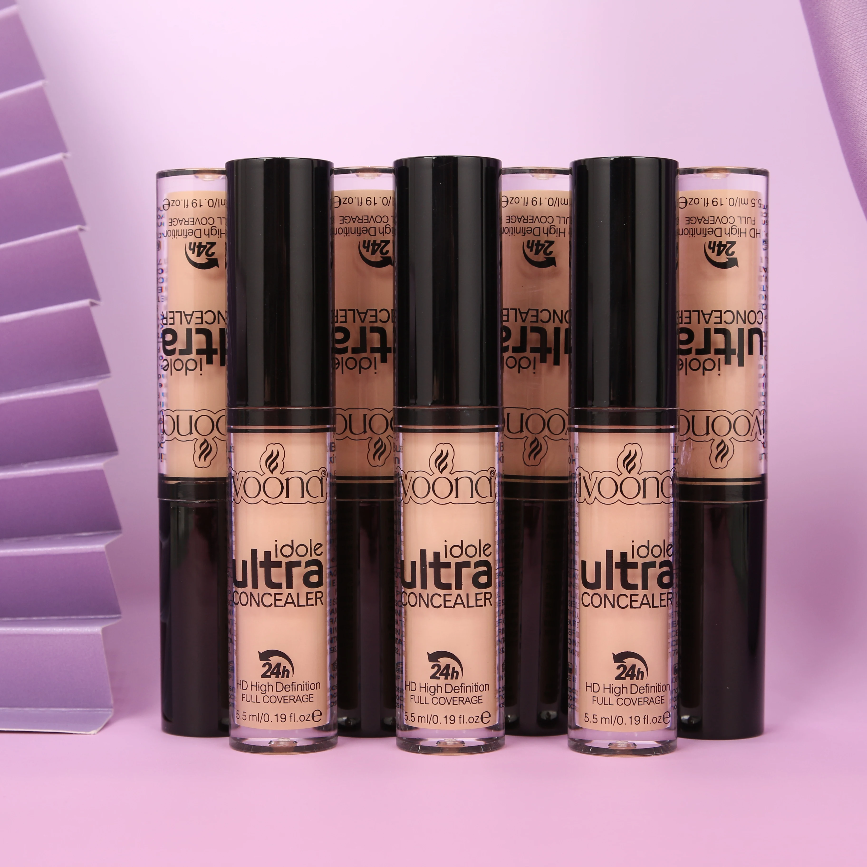 Full Coverage Mineral Concealer Long Lasting Liquid Formula with Labeling Pattern