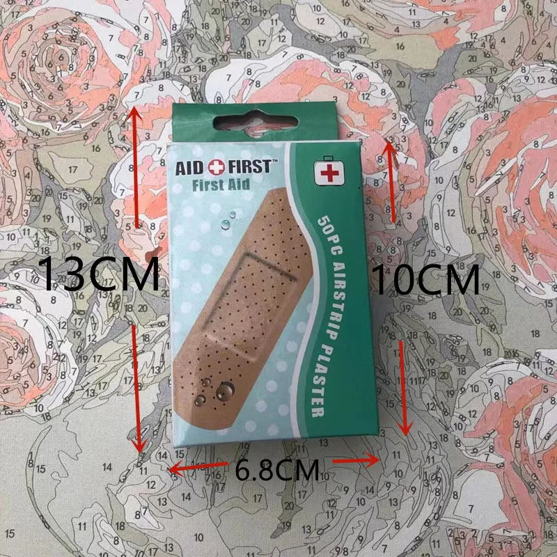 First-aid bandage Plain cloth wound dressing family standing outdoor first aid kit accessories 70*18 wound dressing 50piece/box
