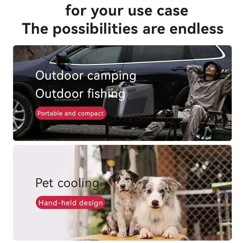 High Quality Portable AC Mini Air Conditioner Compressor 220V/12V/24V/110V Electric Power Car Outdoor Camping Refrigeration