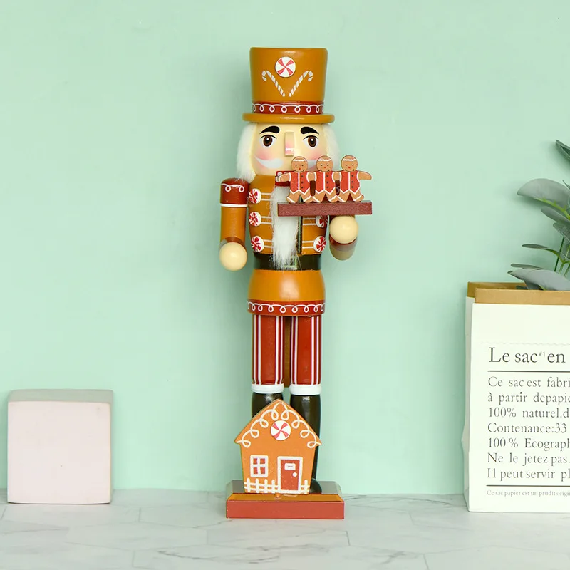 Custom Home Decoration Gifts Nutcracker Wooden Art Sculpture