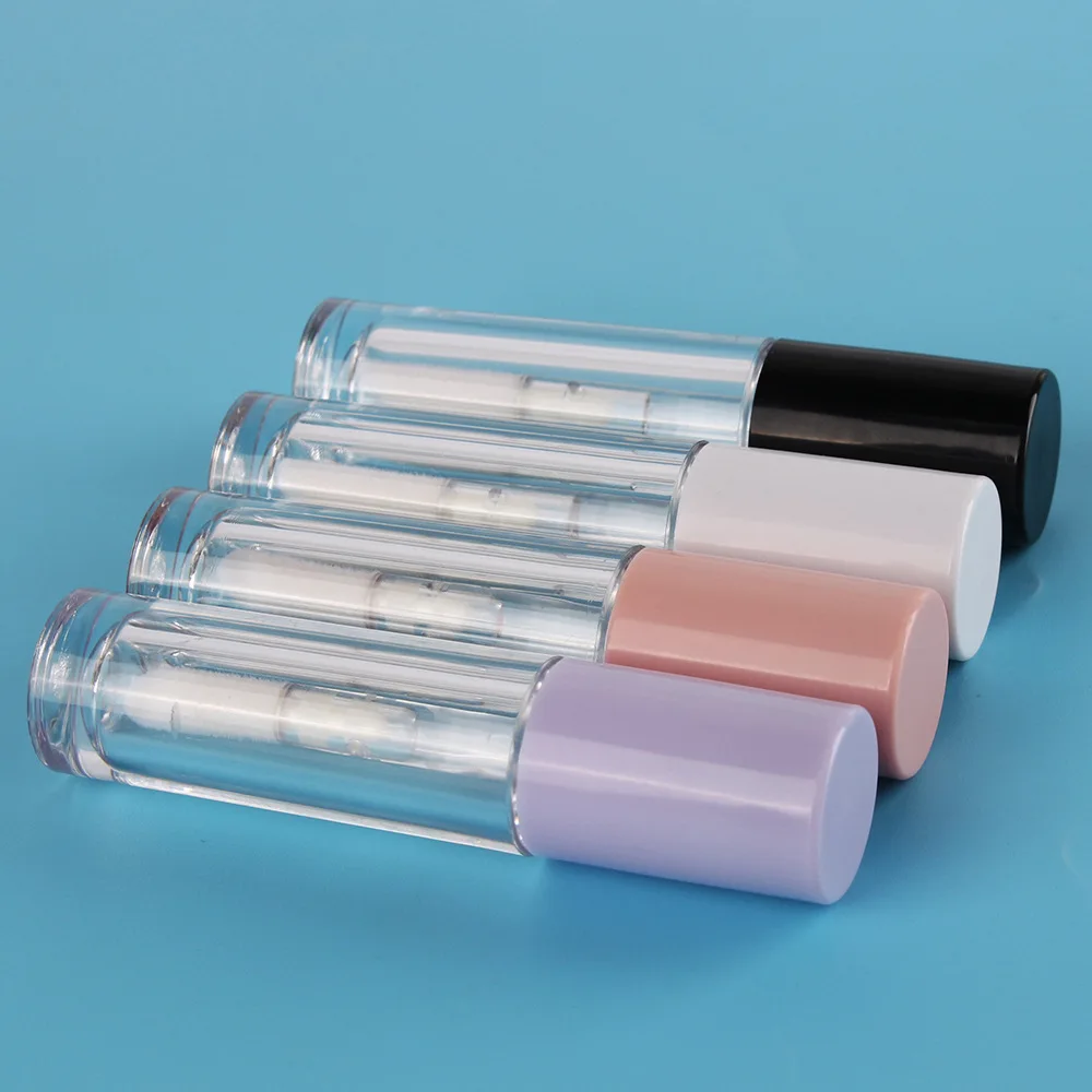 Custom Design Black 5ML Lip Gloss Containers Thick Lipgloss Tubes with Your Logo