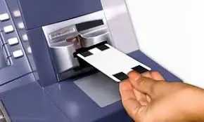 ATM Slot Cleaner Alcohol Free Pre-saturated Solution Flocked PVC Magnetic Cleaning Card with Encoder