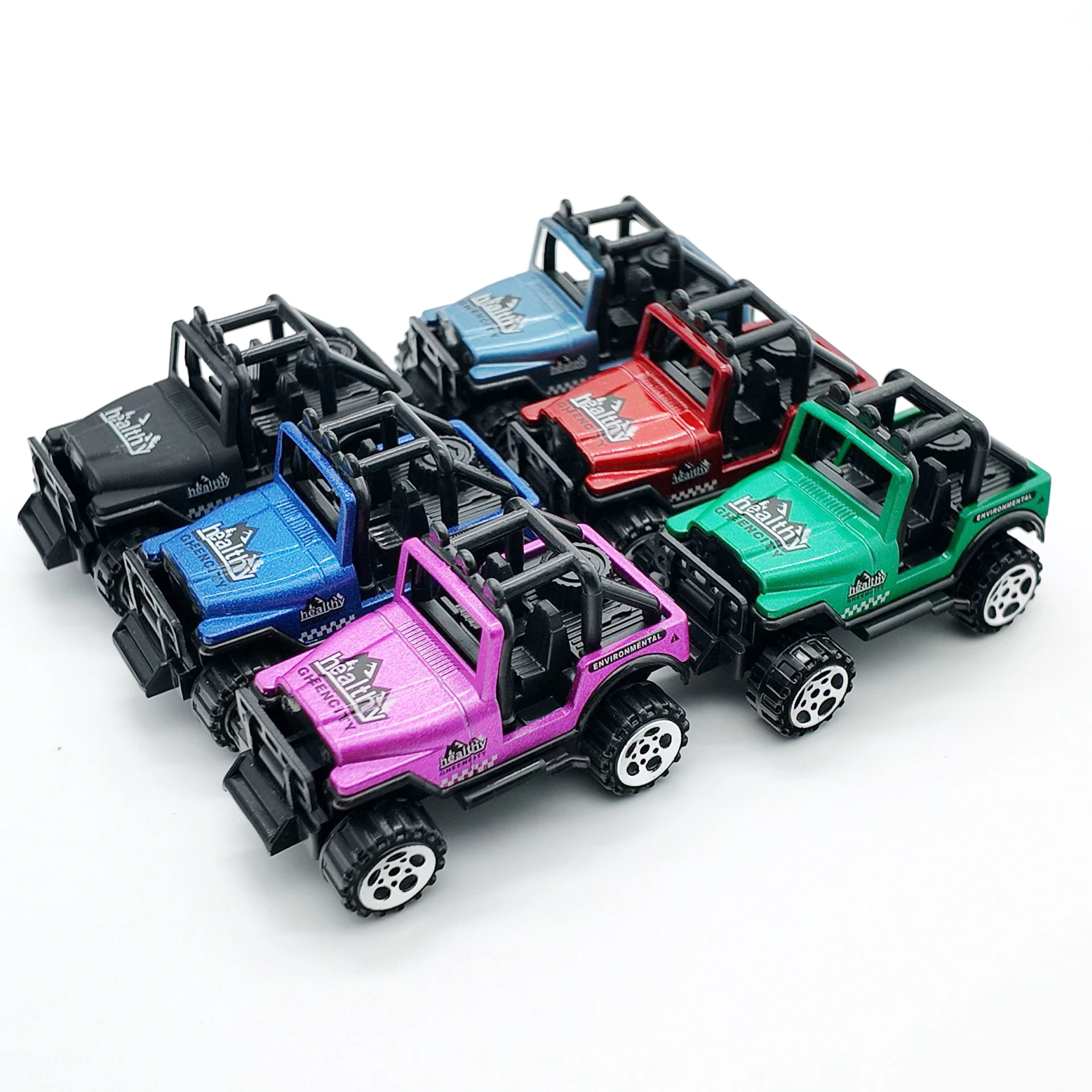 Wholesale dicecast alloy model kid off road vehicle suv racing car gashapon toy