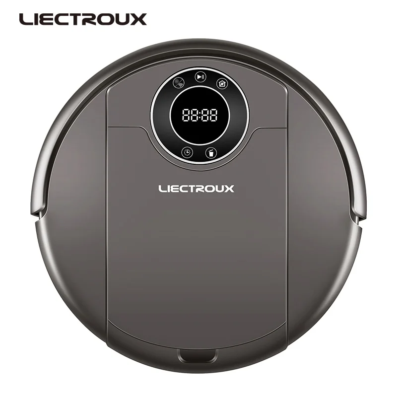 LIECTROUX ZK808 Vacuum Mop 2 in 1 Smart Mapping with Memory WiFi App & Voice Control 4000Pa Strong Suction Dry & Wet Mopping