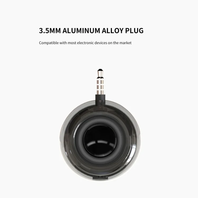 Rechargeable In-Line Speaker Small Lollipop Speaker 3.5MM Mobile Phone Amplifier Portable Audio Speaker