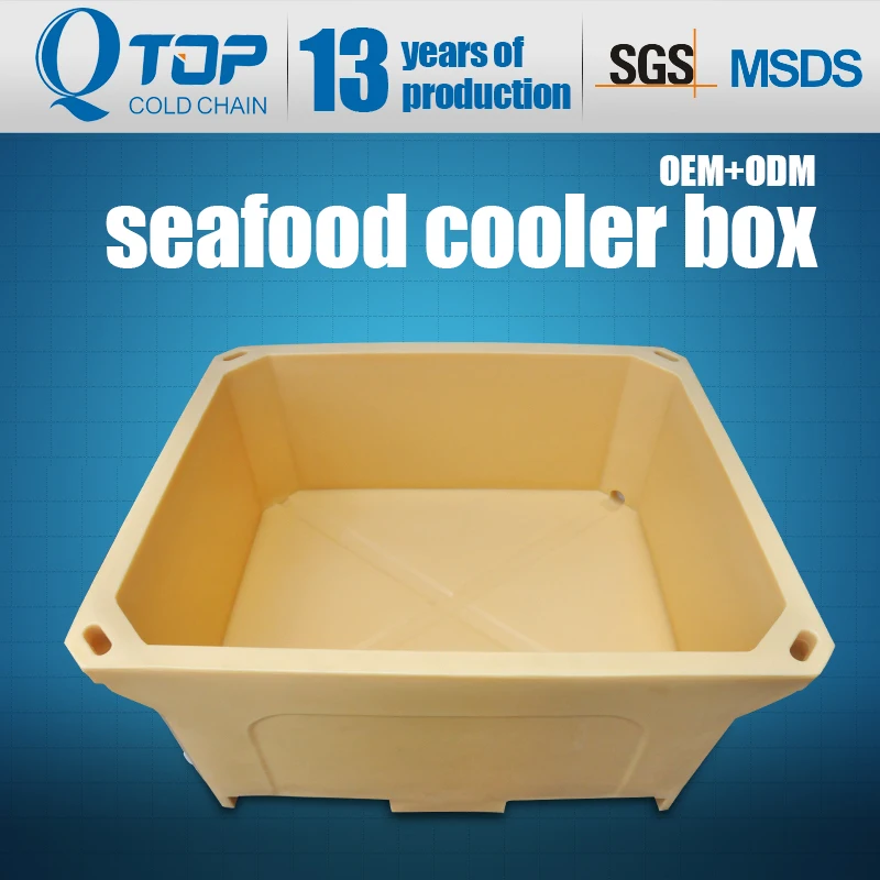 Factory new rotomolding supper 460L large ice box fish cooler box