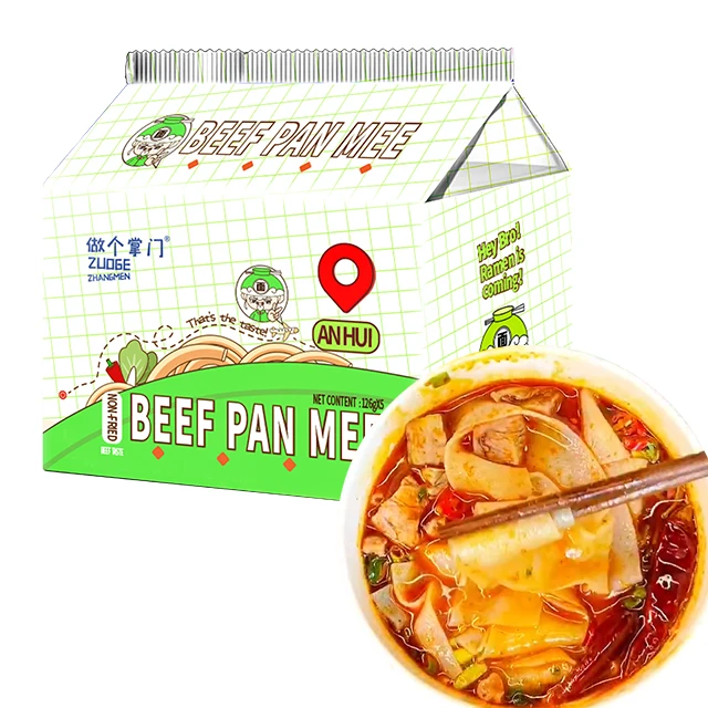 Spicy Flavor Wholesale Chinese delicious halal ramen food Spicy Instant Noodle