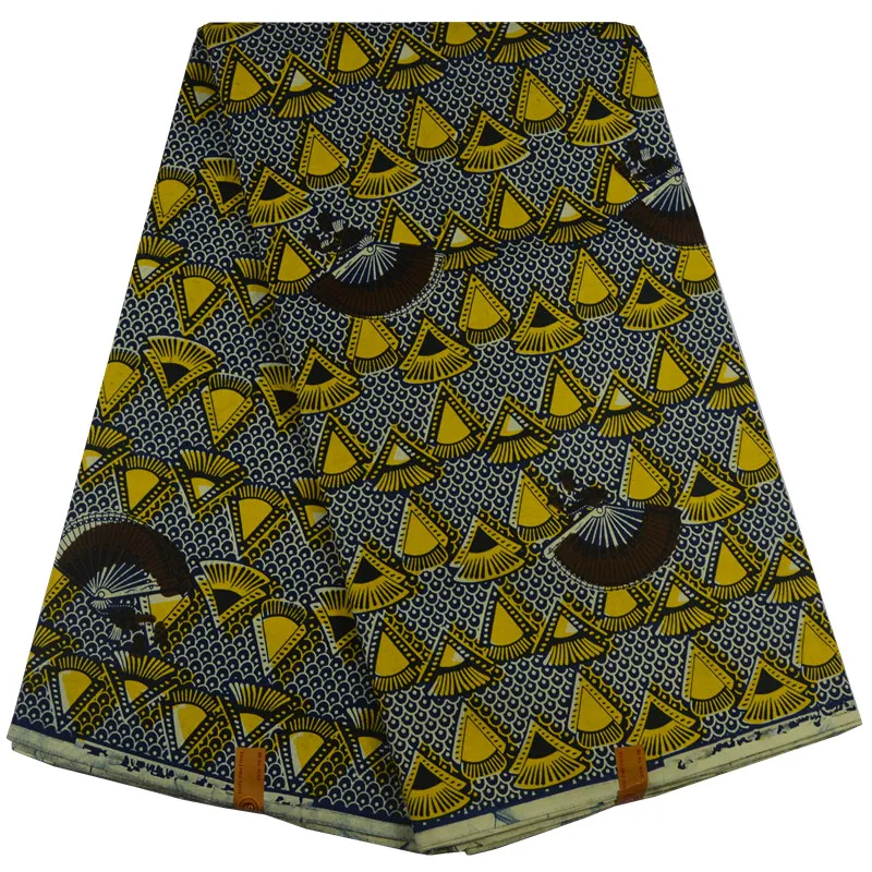 Hot Sale African Batik Cloth 100% Cotton Ankara Printed Wax Cloth Dress Fabric