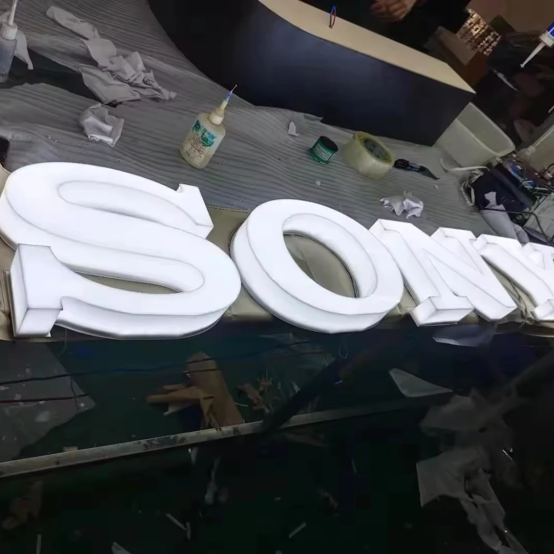 Xzr Customized Led Channel Letters Outdoor Store Signage 3d Acrylic Logo Letter Sign