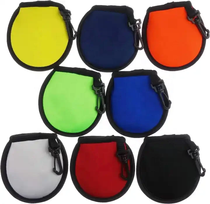 Wholesale Neoprene Golf Ball Pouch With Waterproof Golf Ball Pocket Durable Golf Ball Cleaner