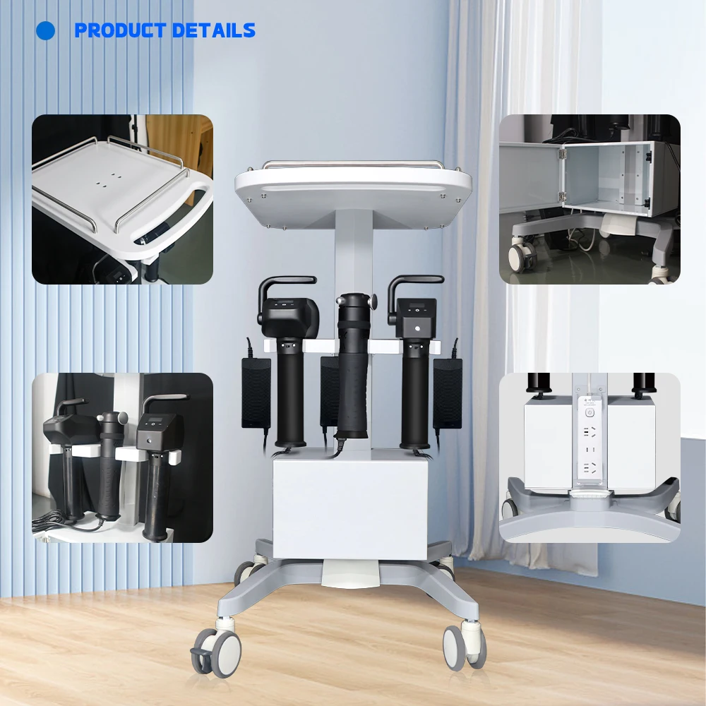 Medical Grade 3-IN-1 Rehabilitation Treatment Platform With Rechargeable Fascia Massager Gun