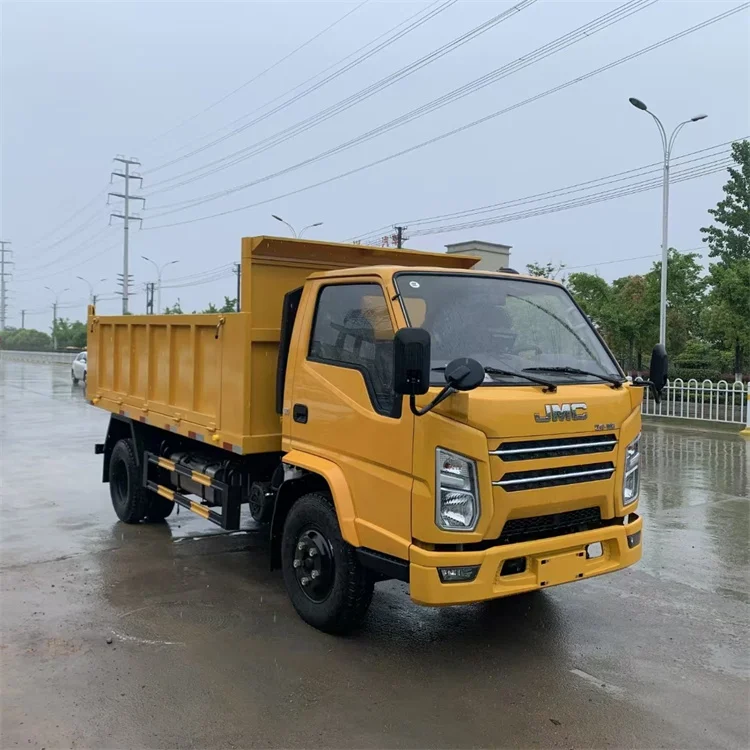 JAC Shunda Rear Loader Dump Garbage Truck Construction Farm Restaurant Industries Core Components Engine Gearbox Recycling Type