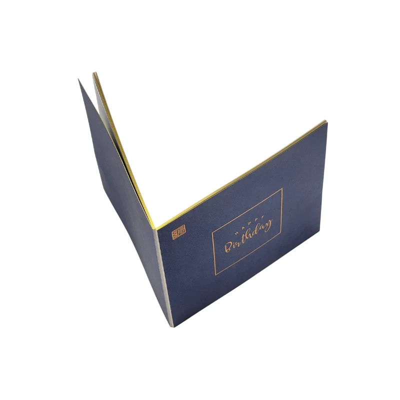 High Quality Luxury Custom Magazine Printing Booklet Brochure Printing With Side Hot Stamping Printing