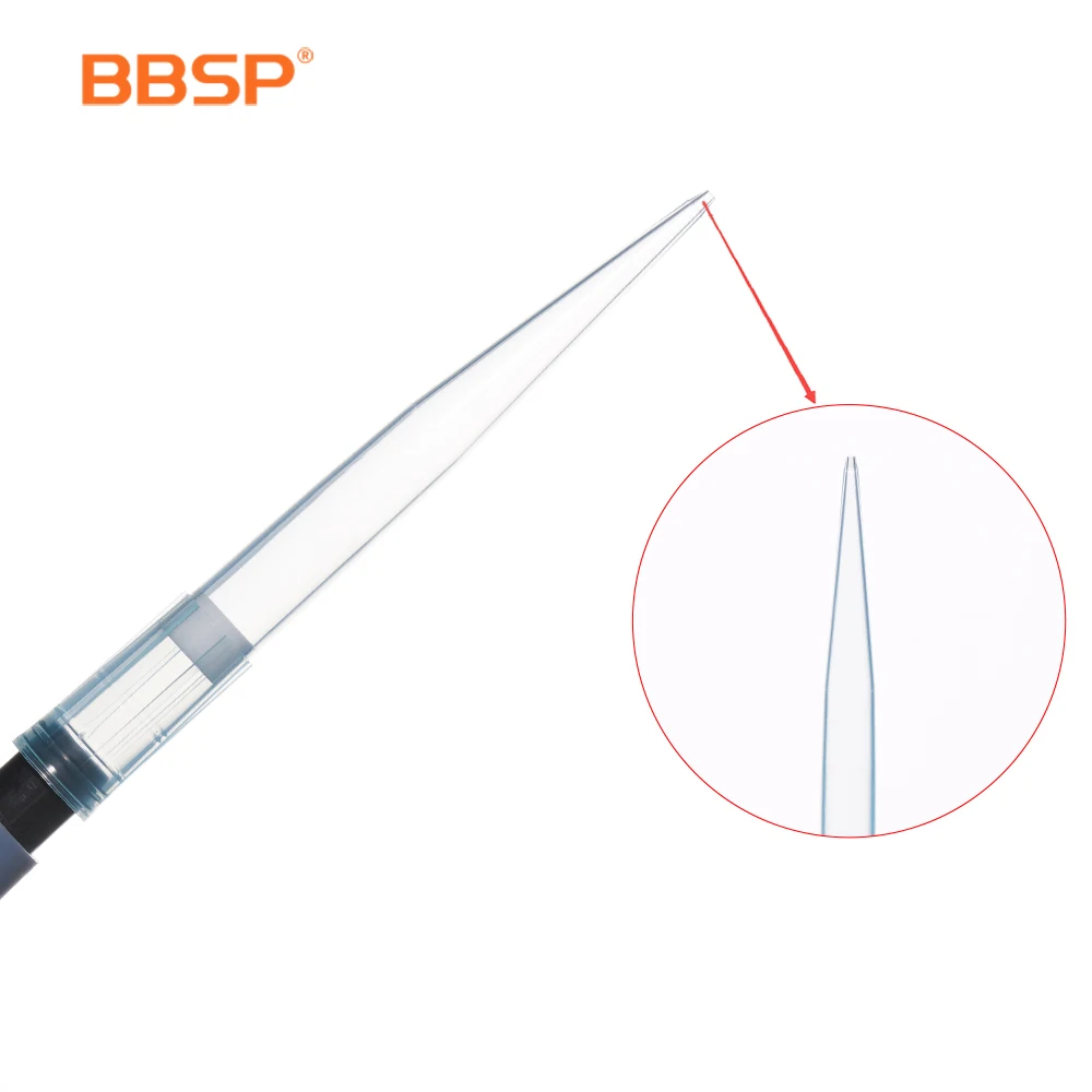 BBSP Lab disposable 20ul 100ul 200ul 1000ul 5ml 10ml transparent universal pipette tips with filter