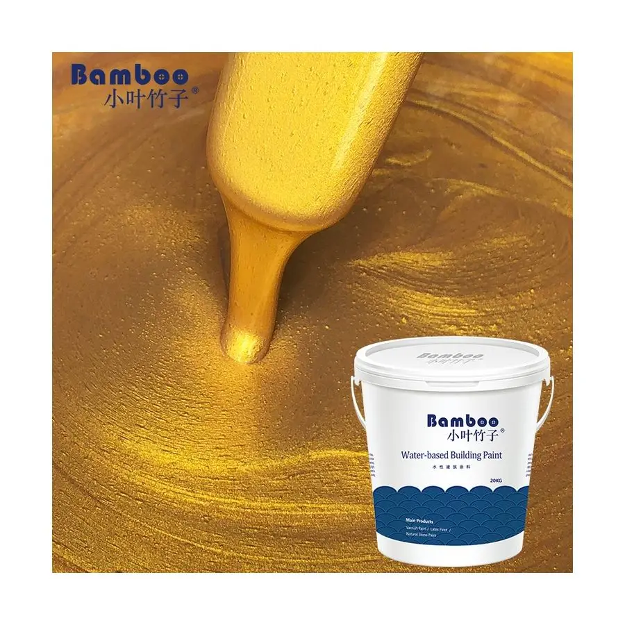 
Rust-Proof Metal Surface Paint Golden Color Eco-Friendly & Nontoxic Spray Liquid Viscous Paint Metallic Paint 