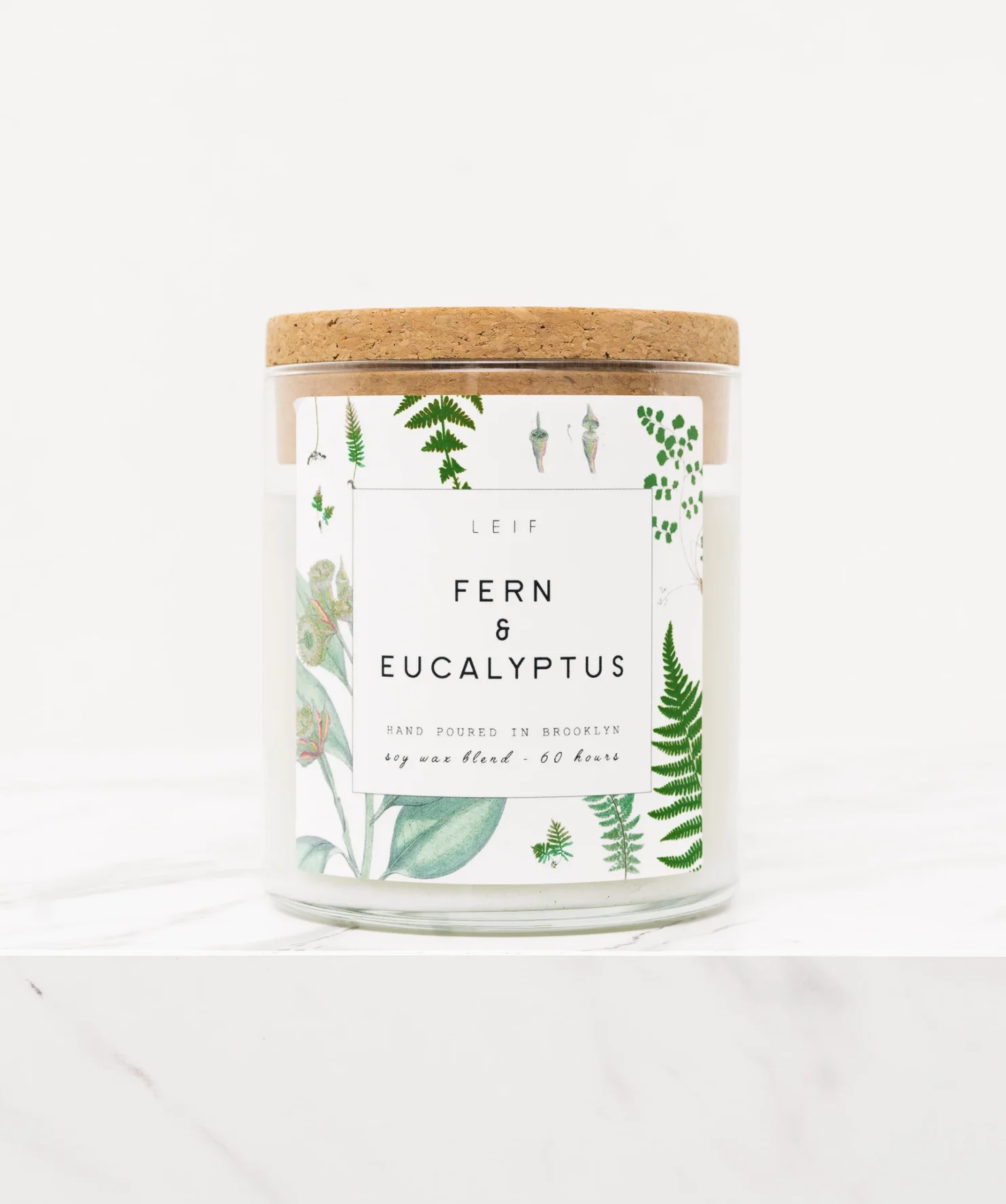 Custom private label Cork Lid Glass Bottle Aromatherapy soy wax Candle jars can customize AROMA Fragrance candle