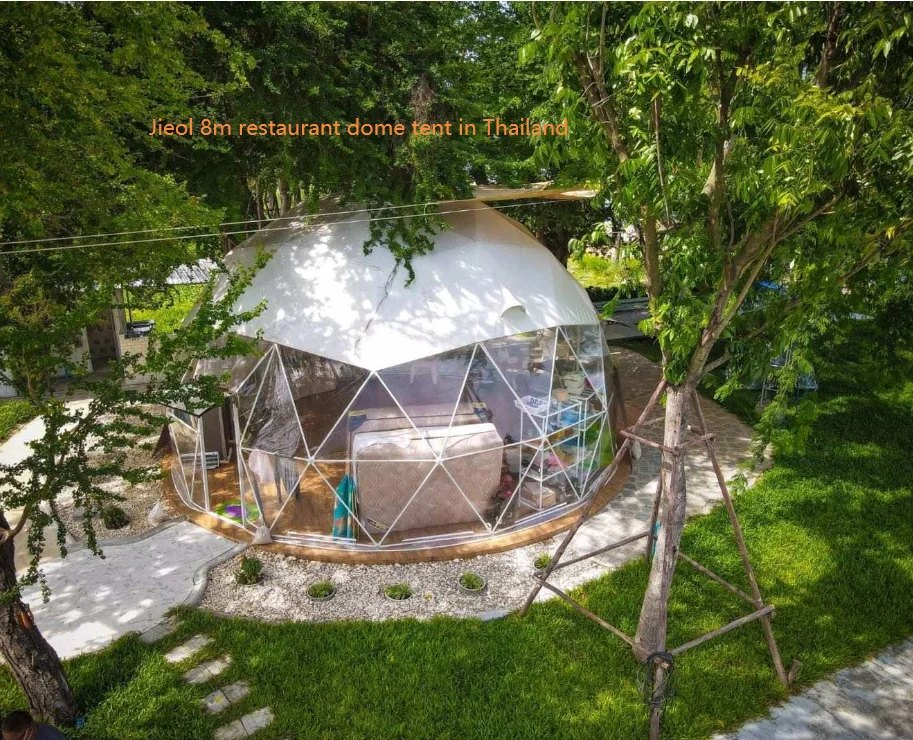 Luxury Hotel Tent House Dome Tent Manufacture Wholesale PVC Dome Glamping Geodesic Dome Tent for Camping