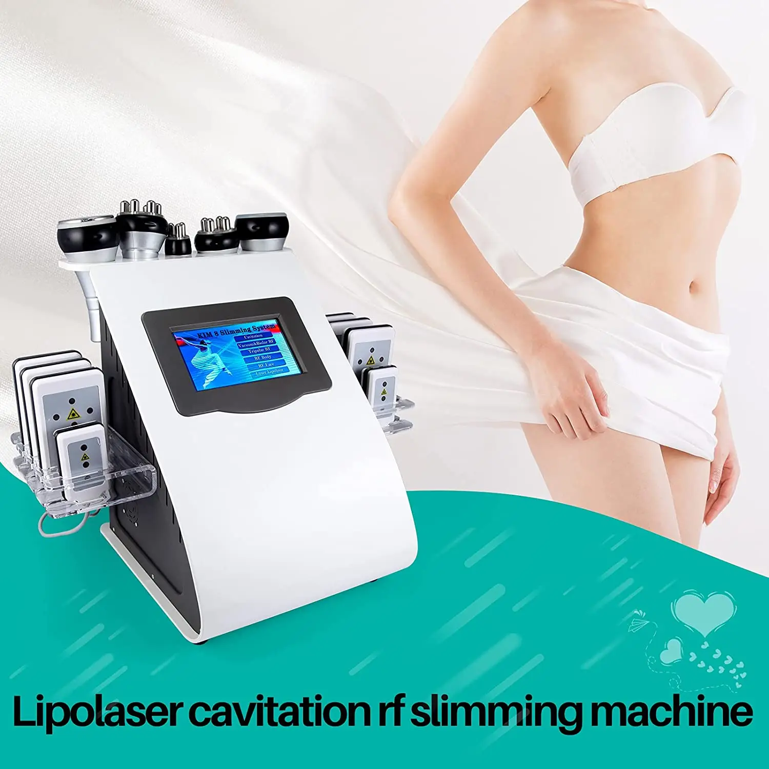 Huanshi Hot Selling Products 6 in 1 Vacuum RF Skin Tightening And Weight Loss Machine