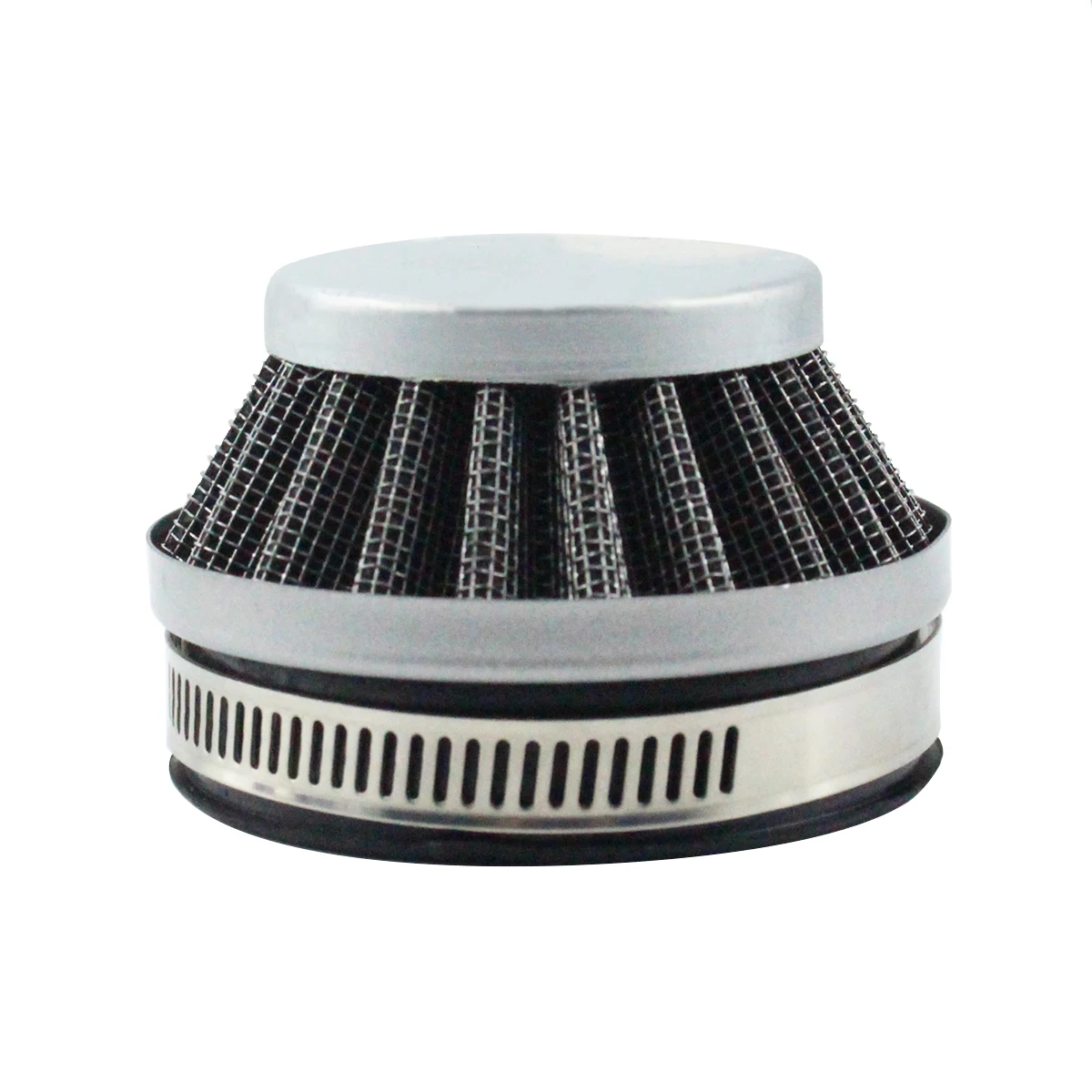 High Quality 58mm 60mm Performance Motorcycle Air Filter for Dellorto Style SHA Carburetor Tomos A35 Minarelli Parts Silver Hot