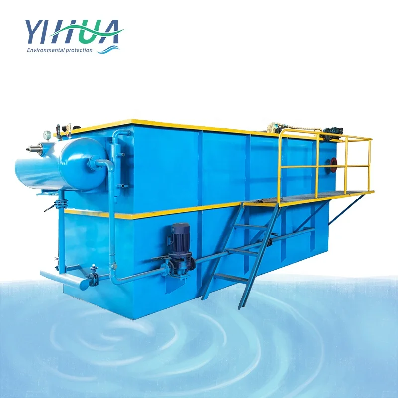 Industrial sewage wastewater treatment gery water refining grease separator dissolved air flotation unit