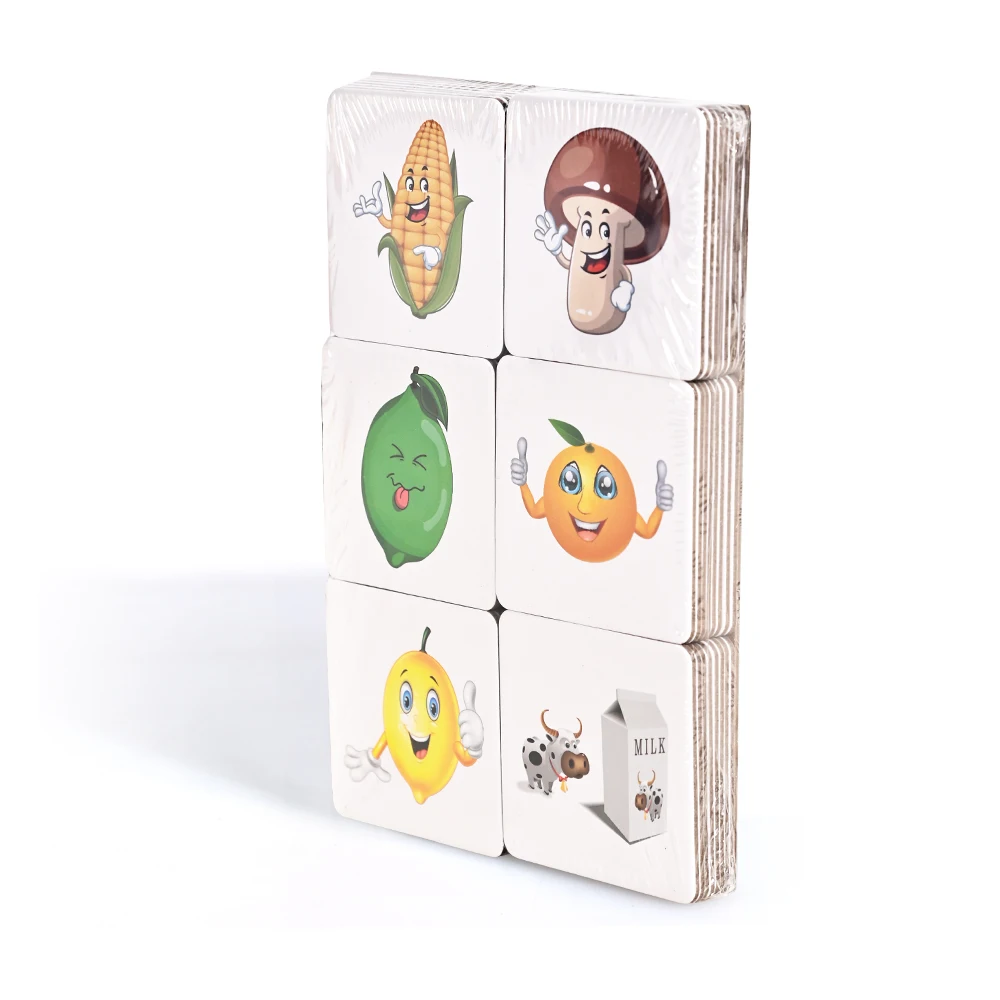 OEM Custom Printing Language Learning Flash Cards For Kids Children Educational