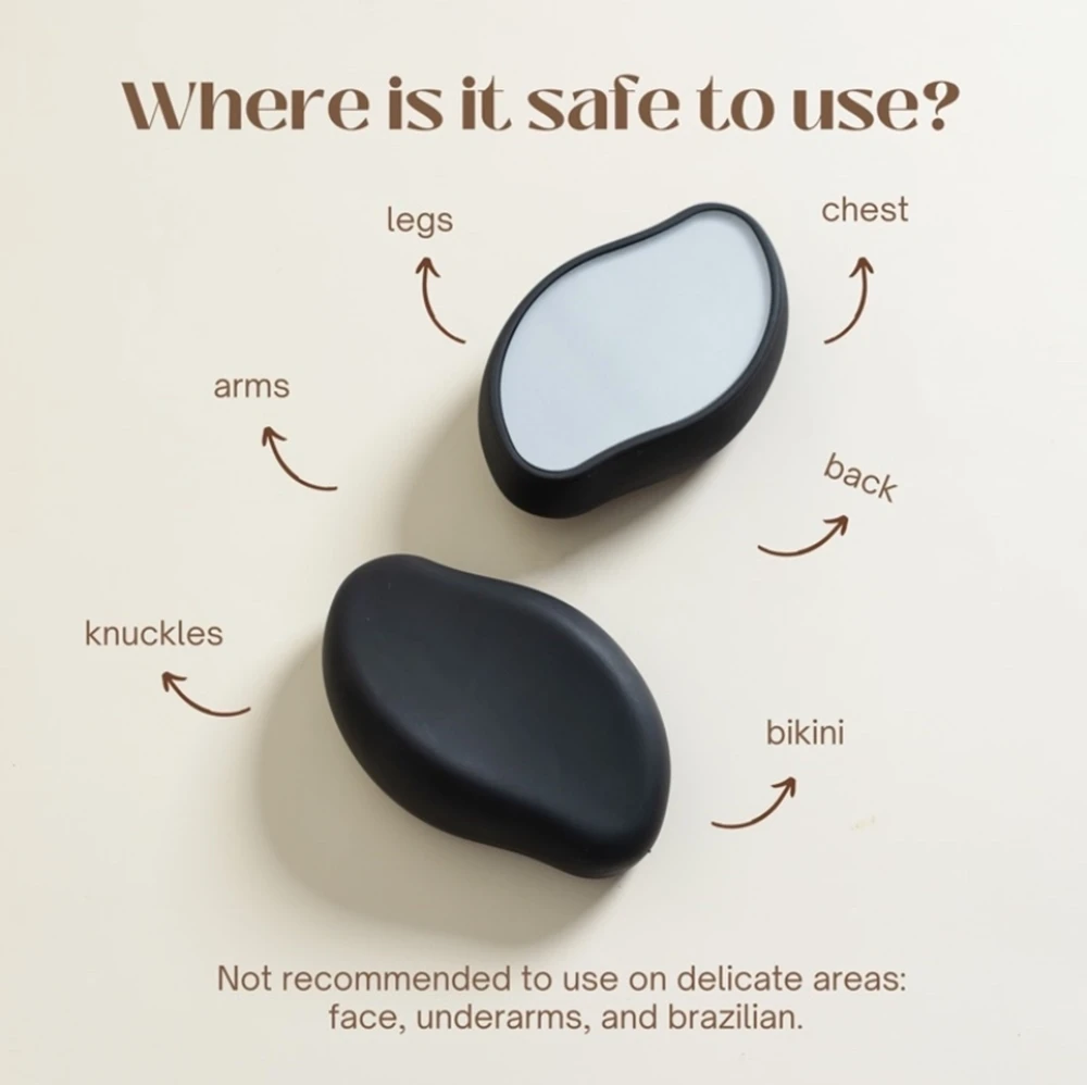 Mini Portable Epilator Crystal Hair Smooth Remover Physical Scrub Hair Removal Glass Crystal Hair Remover