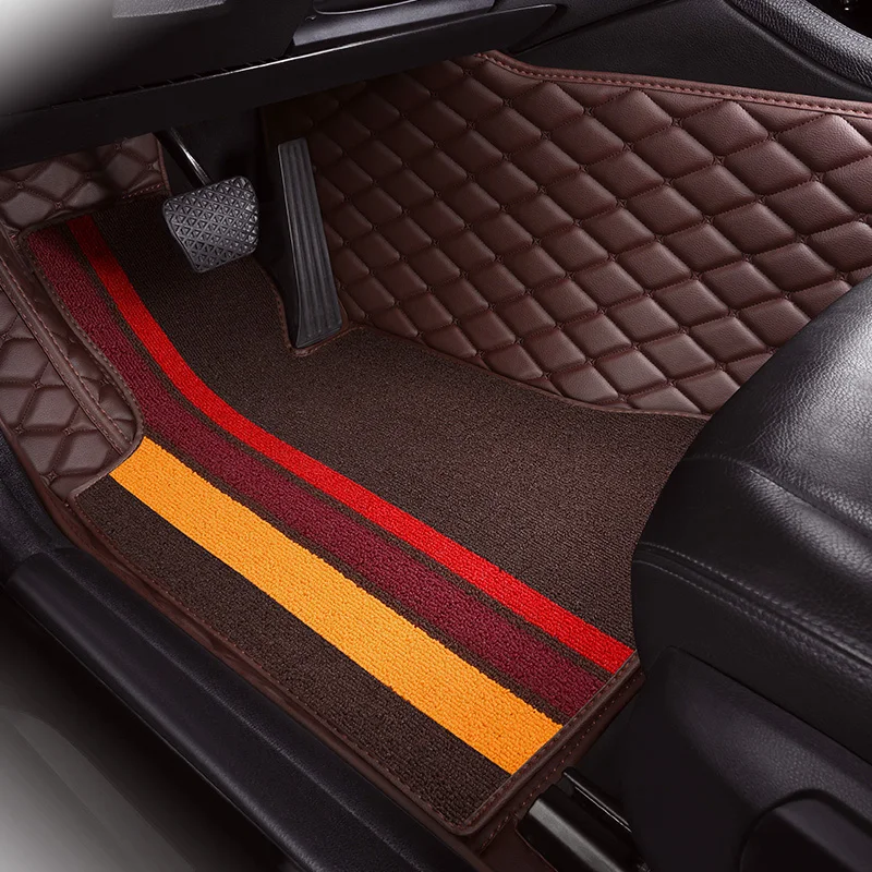 3d 5d luxury fir winter use car floor mats for qashqai toyota rav 4 vios honda accord opel astra j prado 120 dodge durango
